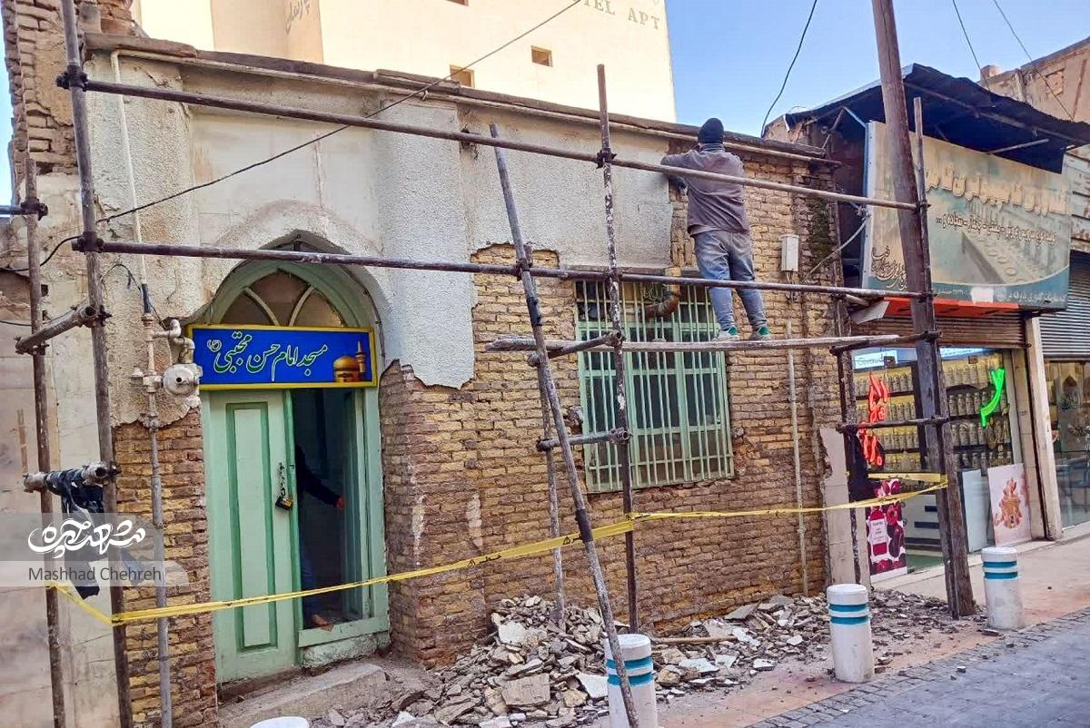 مسجد خردو با مشارکت مردم مرمت شد
