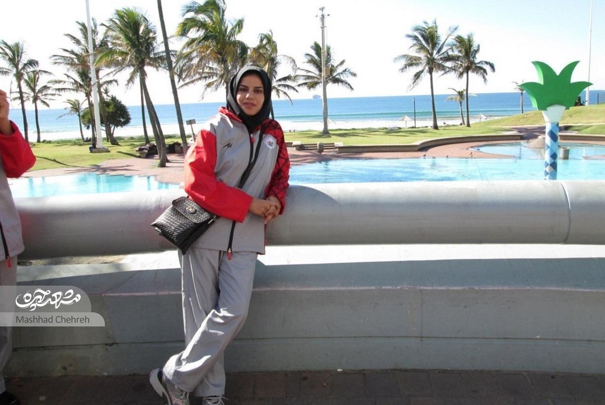 شیما شاه‌منصوری اولین دختر قهرمان دو مشهد است