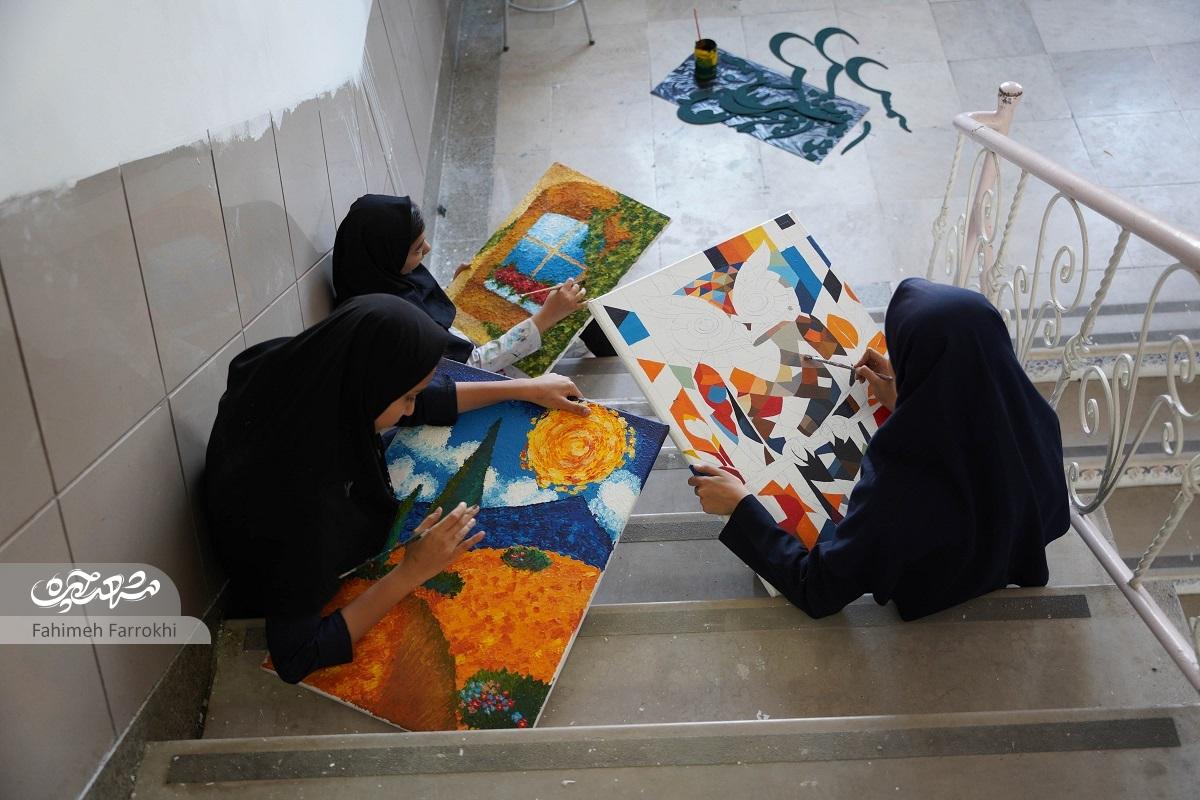 تابستان هنری دختران هنرستان بصیرت