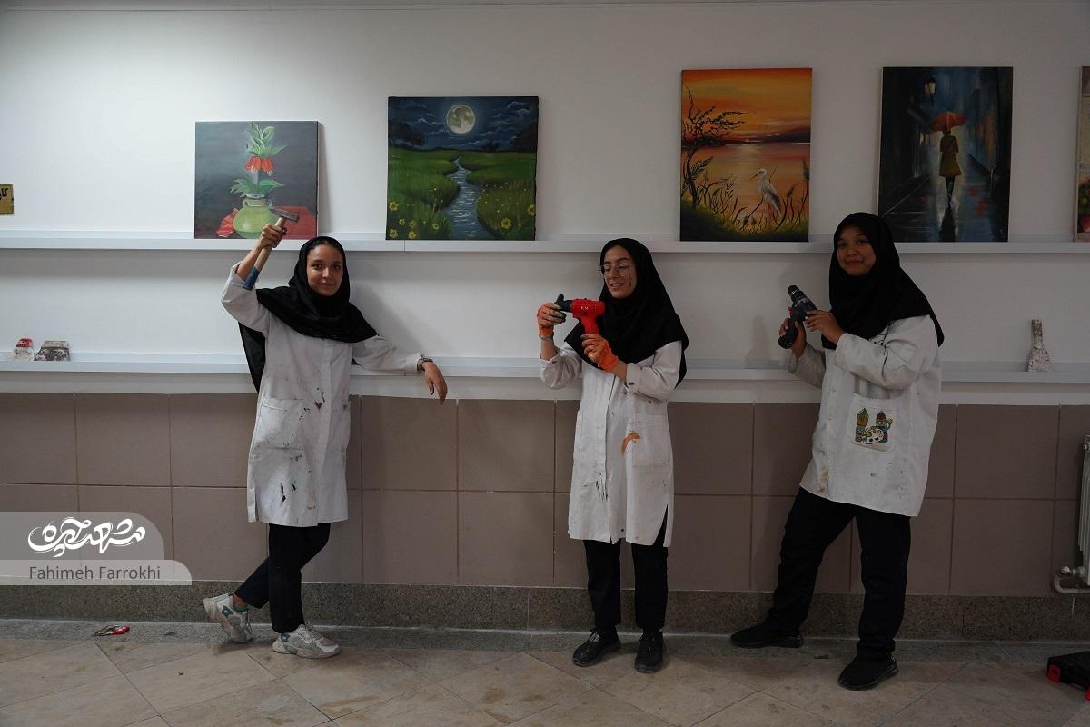 تابستان هنری دختران هنرستان بصیرت