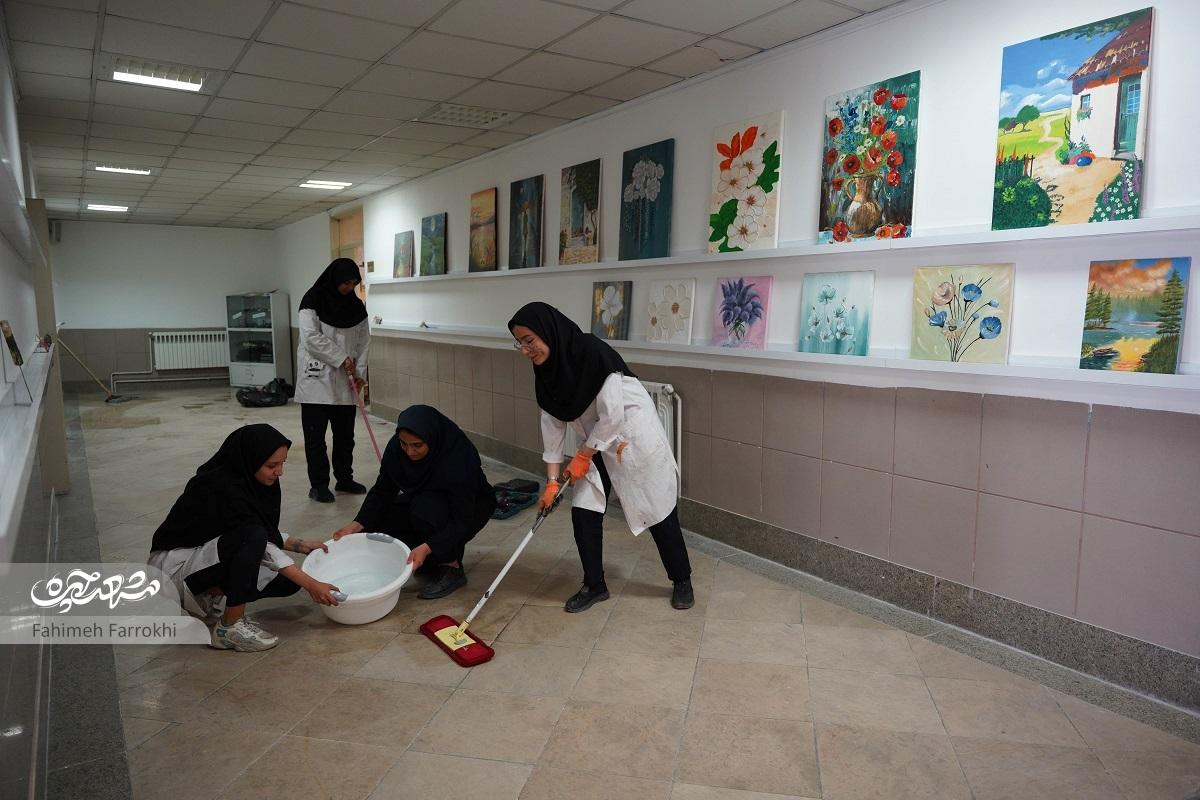 تابستان هنری دختران هنرستان بصیرت