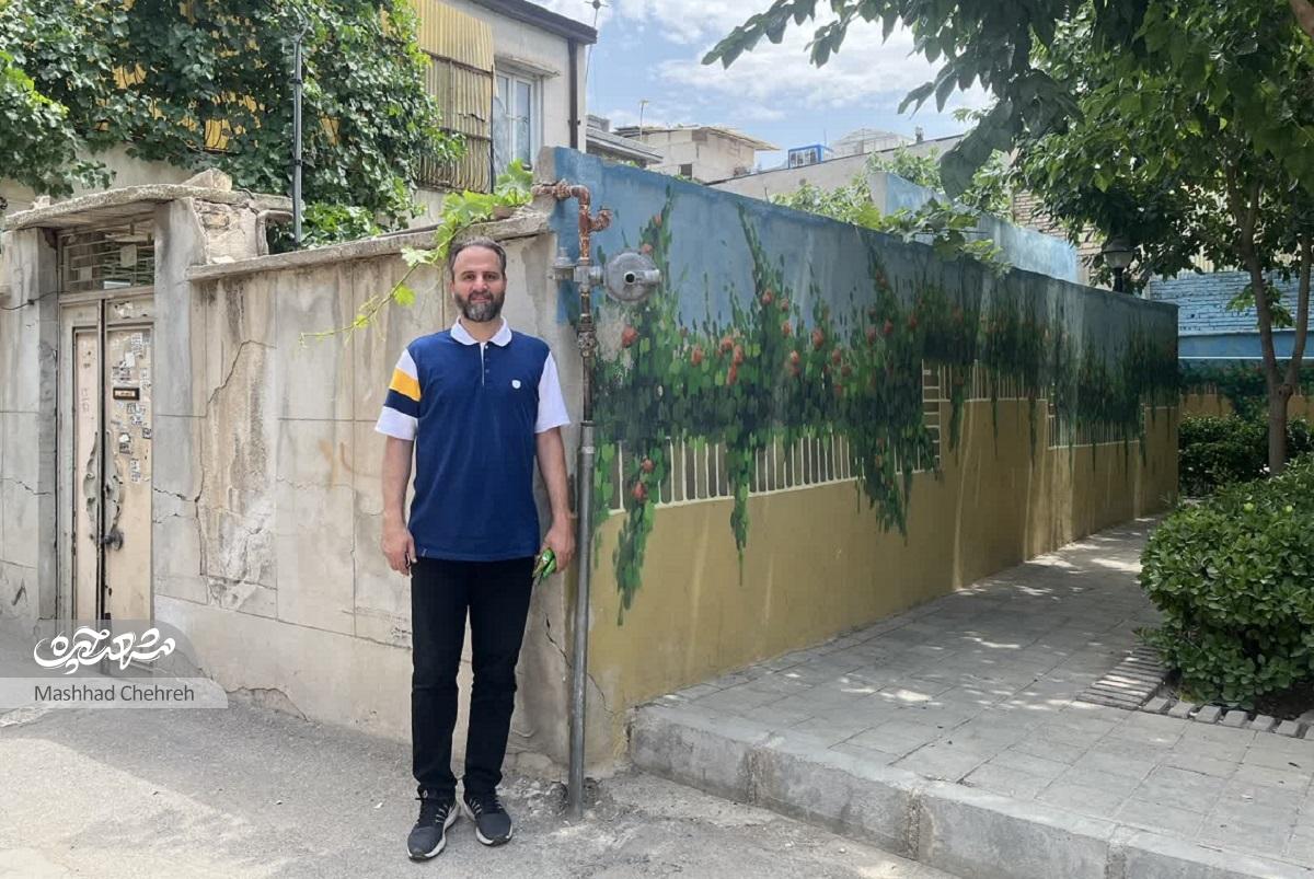 با حمید معصومیان در کوچه‌های تودرتوی خیابان افسر قدم زدیم و خاطراتش را مرور کردیمستون زرد ، نشانی یدا... شکسته‌بند بود