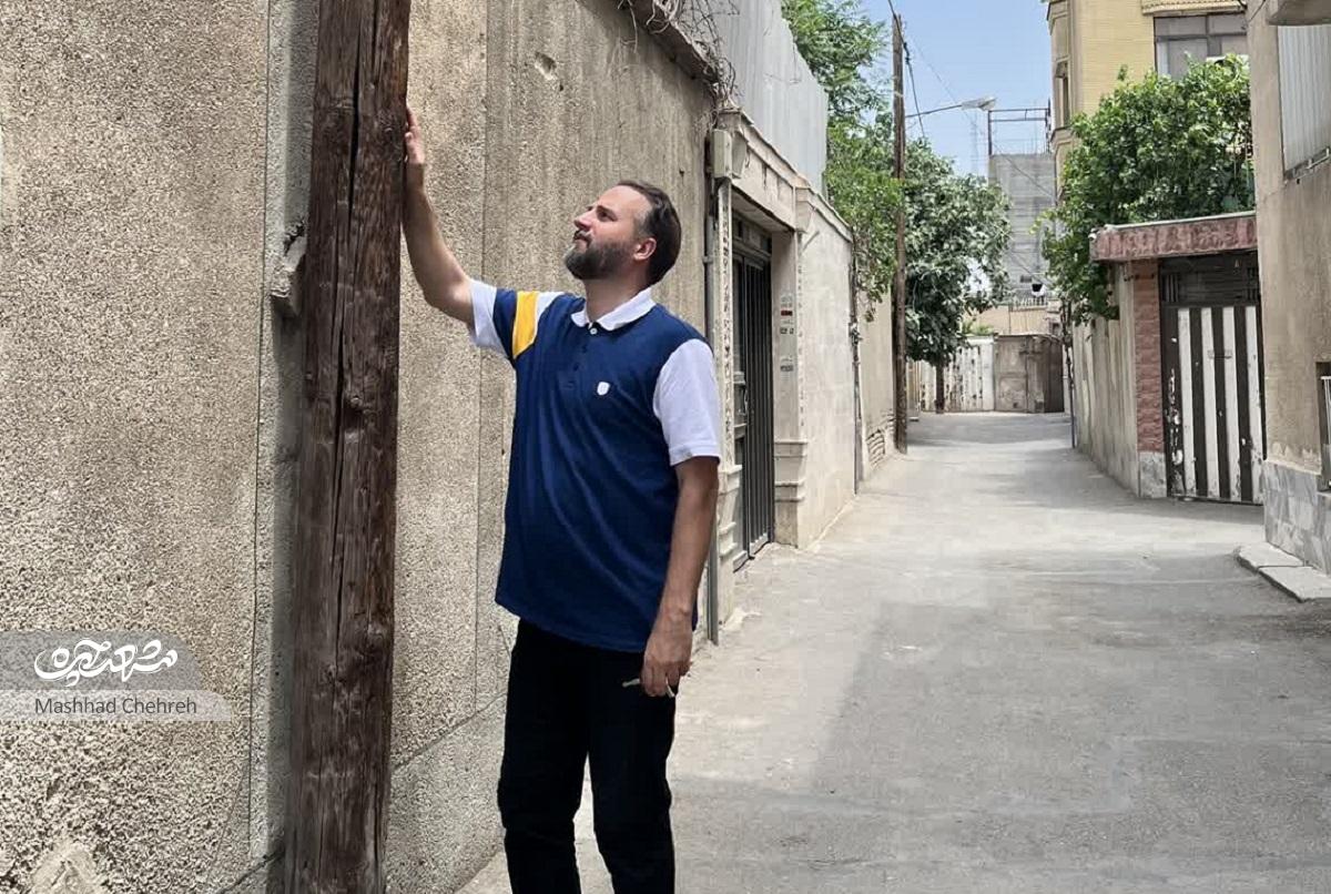 با حمید معصومیان در کوچه‌های تودرتوی خیابان افسر قدم زدیم و خاطراتش را مرور کردیمستون زرد ، نشانی یدا... شکسته‌بند بود