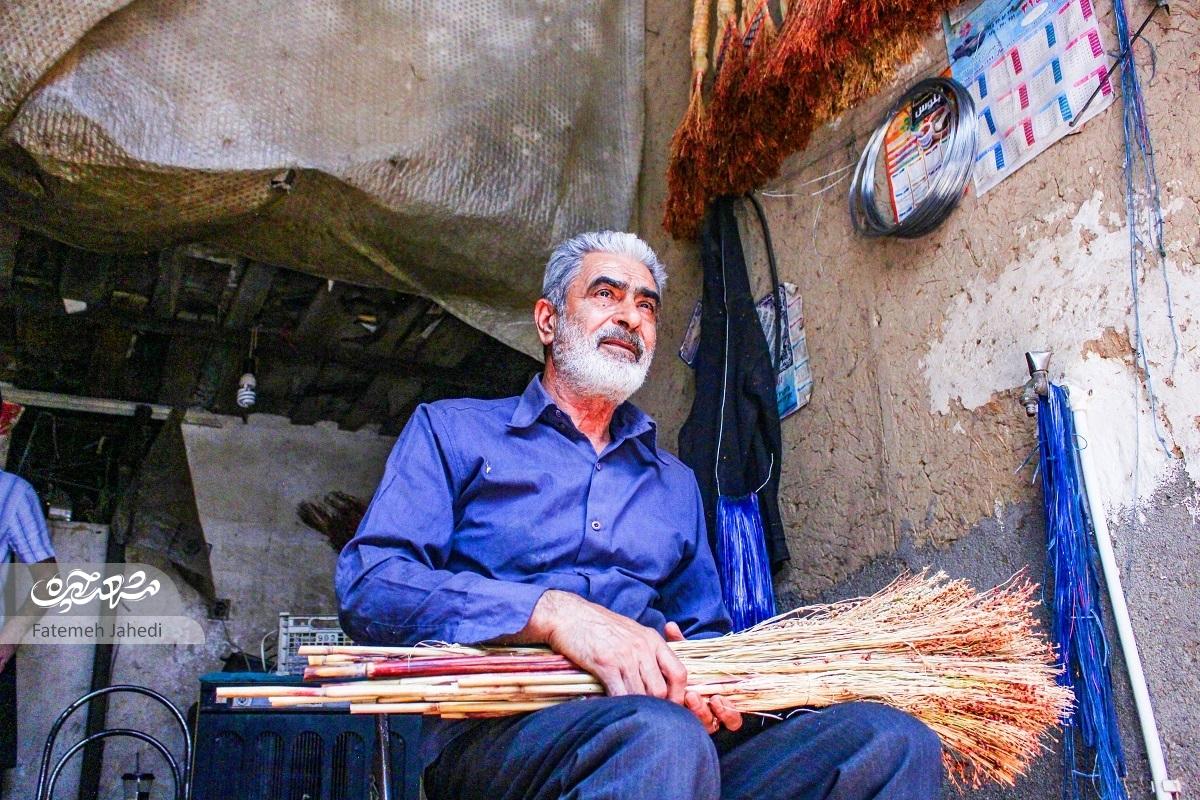 تکاندن تاریخ جاروبافی تلگرد با علیاکبر پوریوسف