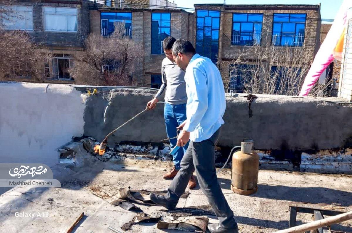 بازسازی خانه نیازمندان توسط گروه جهادی مسجد محله رده