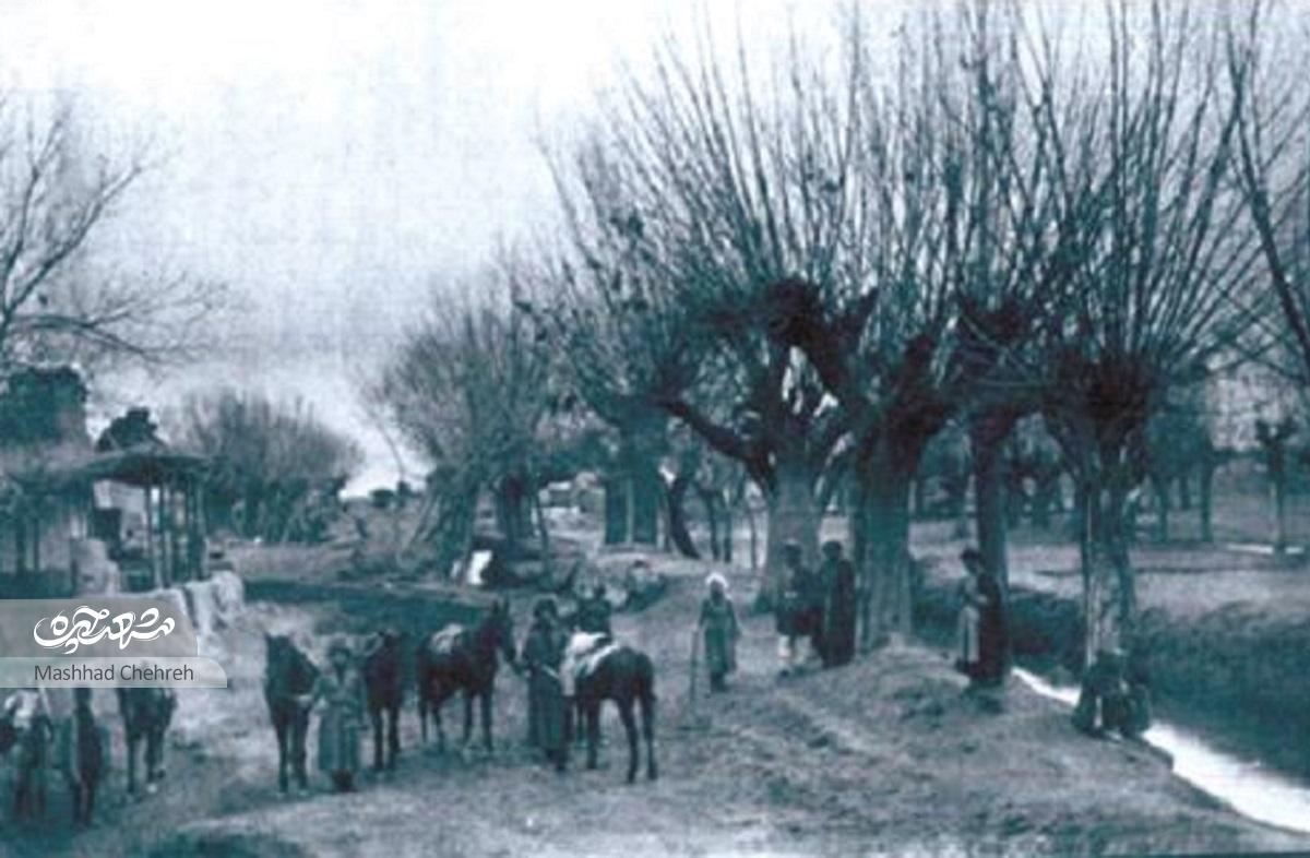 سیمای نهر خیابان مشهد تا پایان دوره قاجار