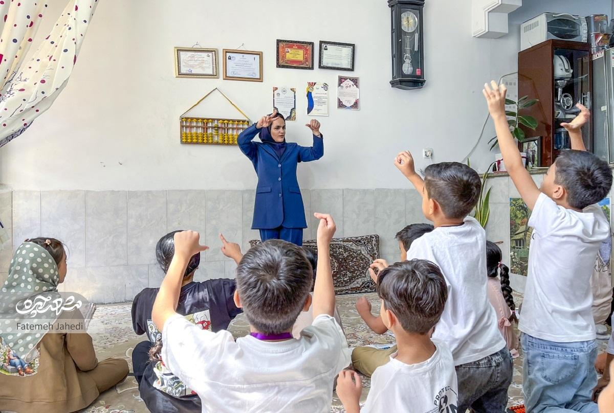 چرتکه پریسا محمودی برای کشف استعداد کودکان قرقی