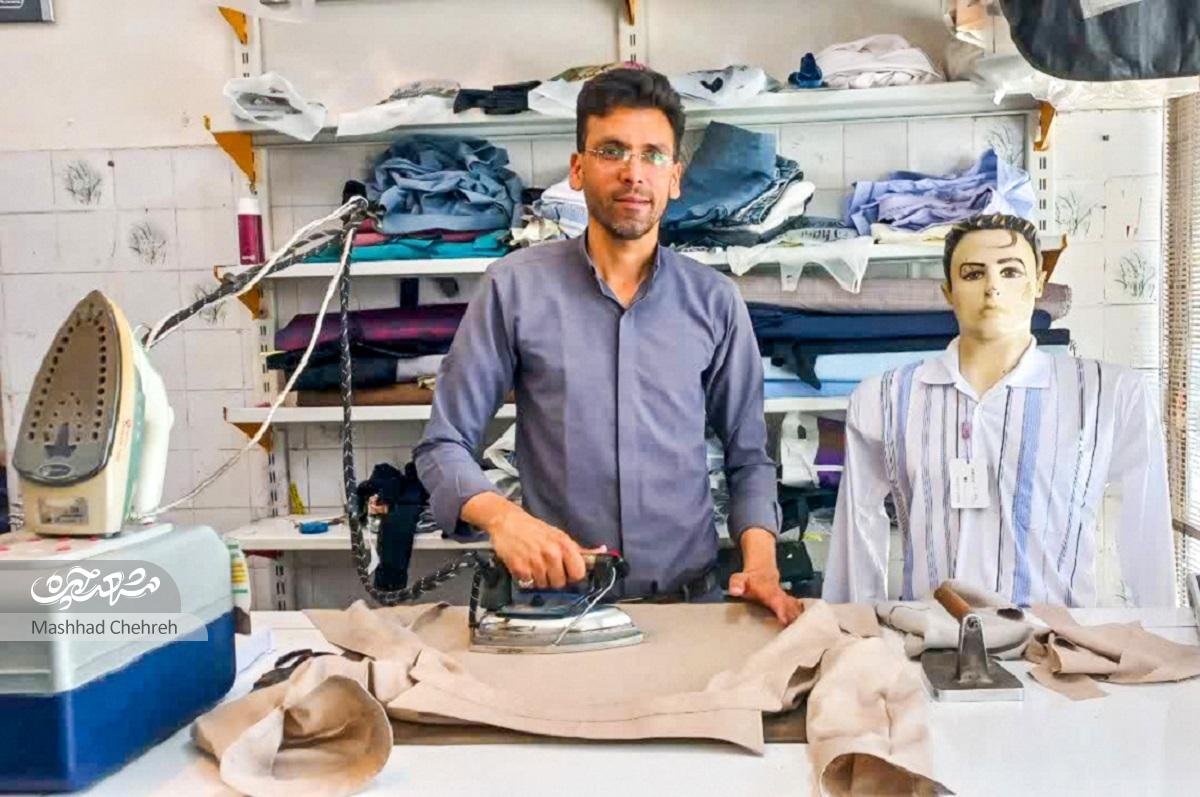 هنر خیاطی، ثمره اوقات فراغت جواد نوروزی است