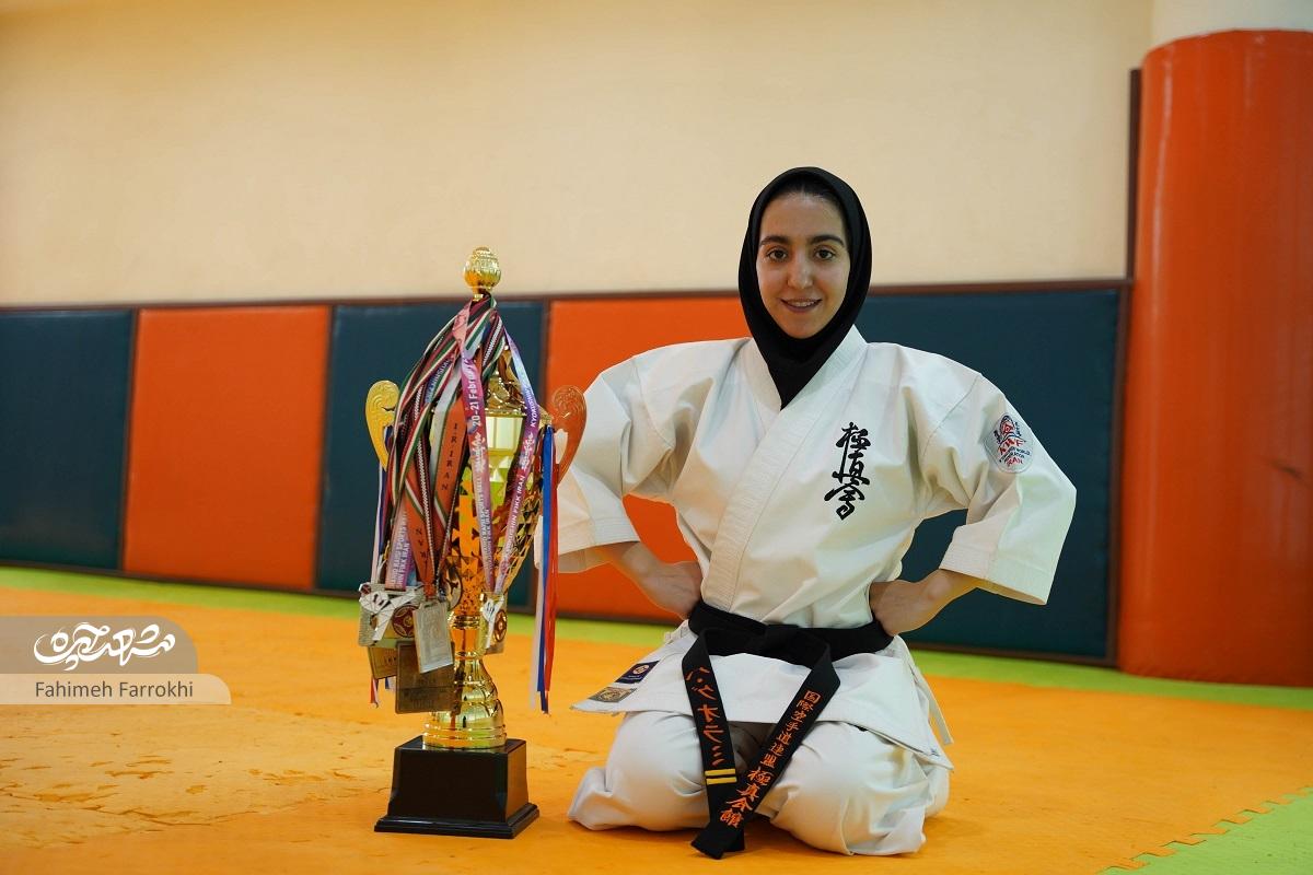 اراده آهنین هانیه غلامی؛ قهرمان رزمی‌کار محله مهرآباد