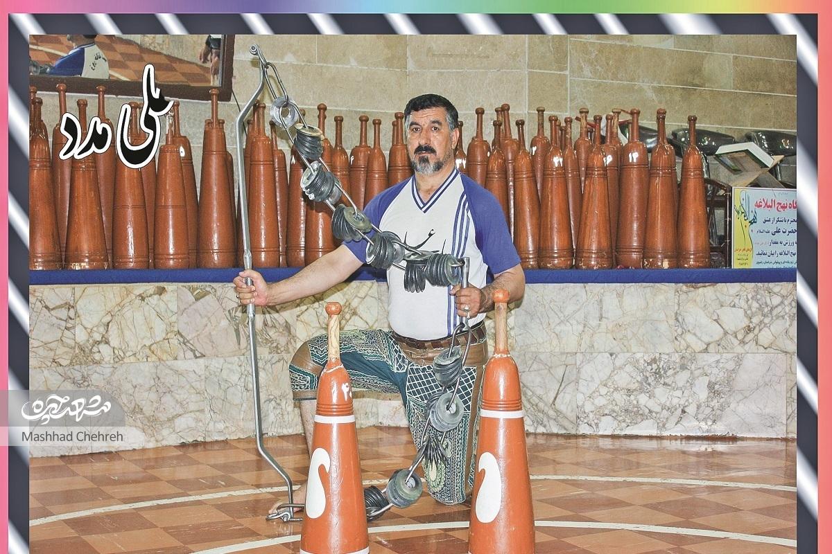 روحانی که پا به گود زورخانه گذاشت