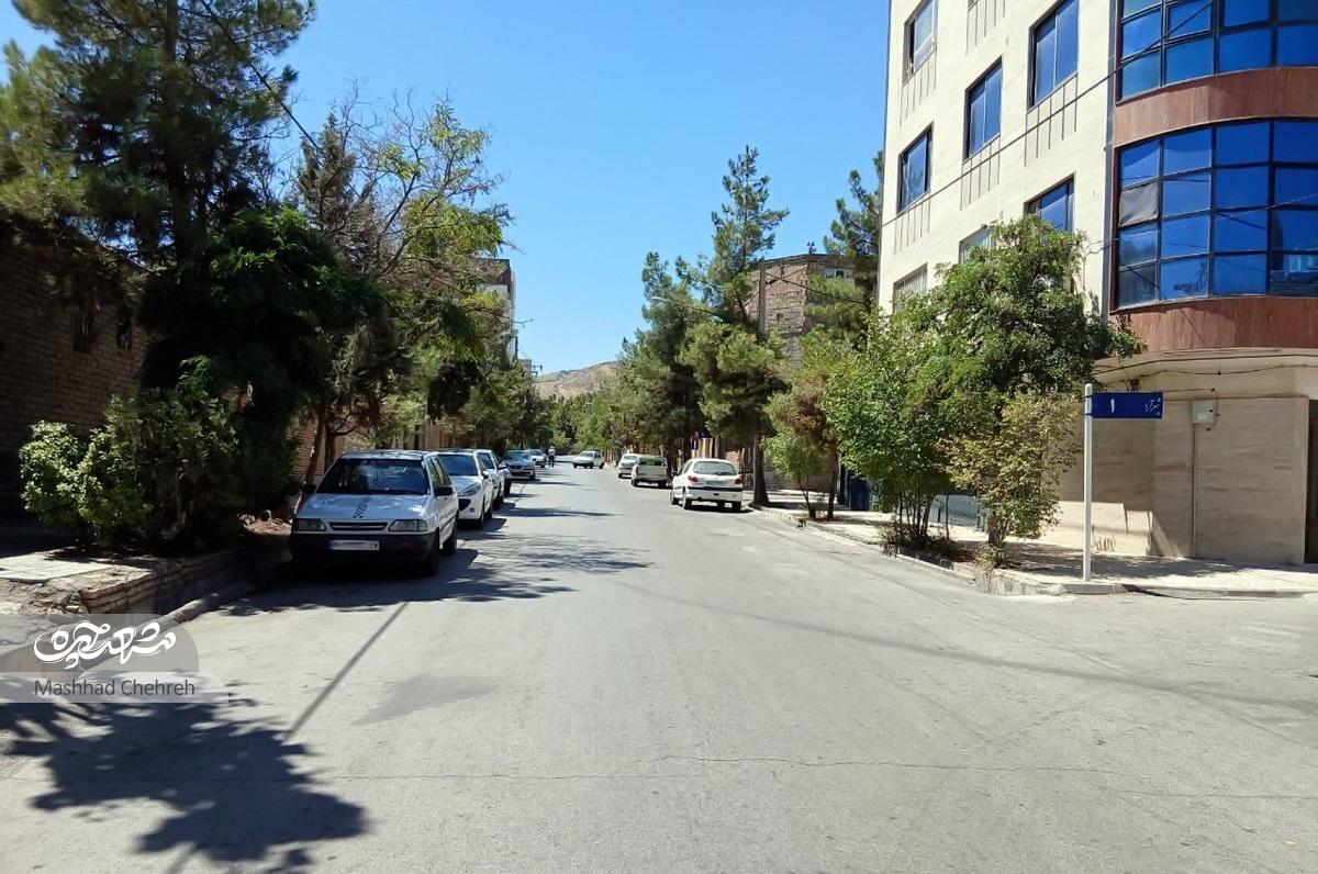 کوچه «مفاخر» در محله گلدیس