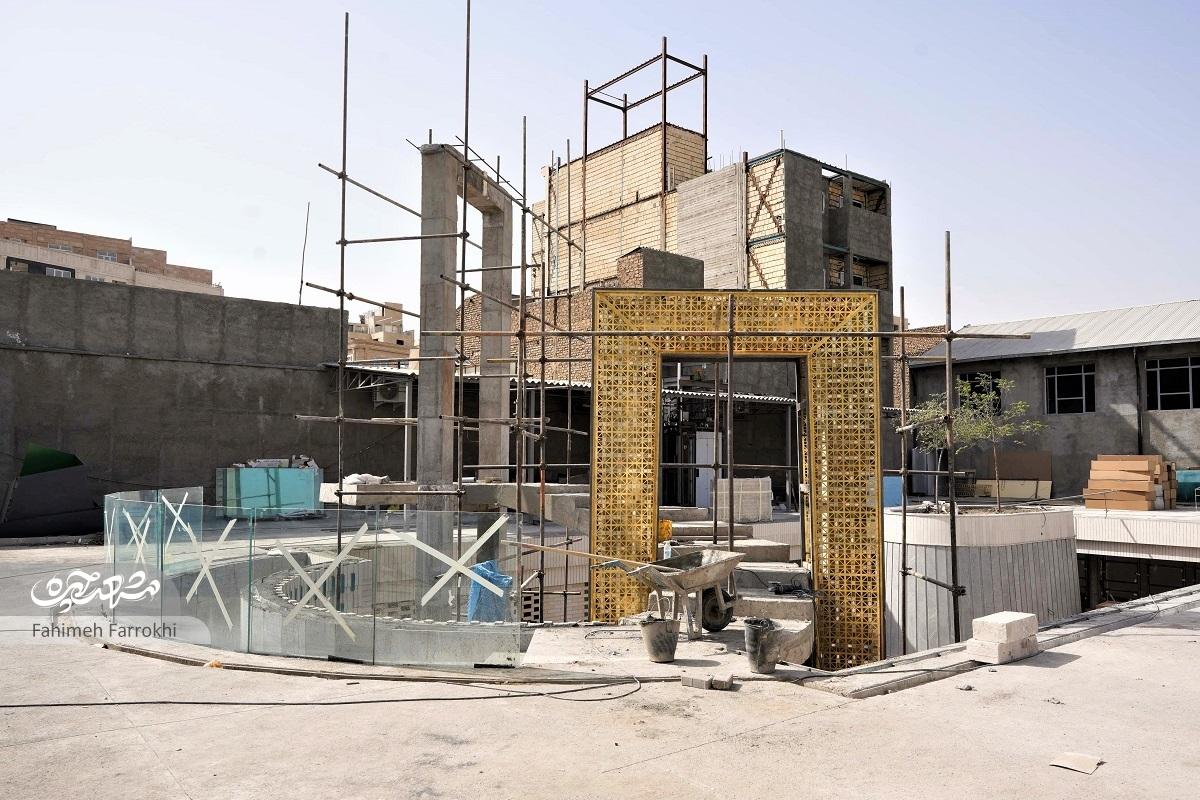 معراج شهدا، ساختمان نوستالوژیک مشهد در حال بازسازی است