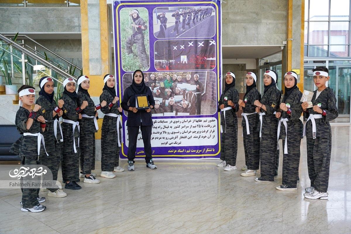 تیم دختران محله پورسینا با اجرای نمایش جنگ ۱۲روزهمقام سوم مسابقات استعداد برتر کشور را به دست آورد