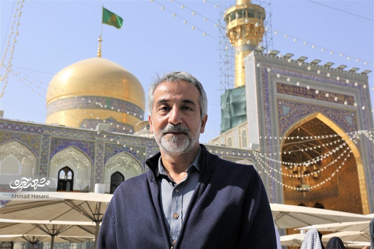 بابک مسعودی طراح سنگ مضجع امامرضا(ع) است