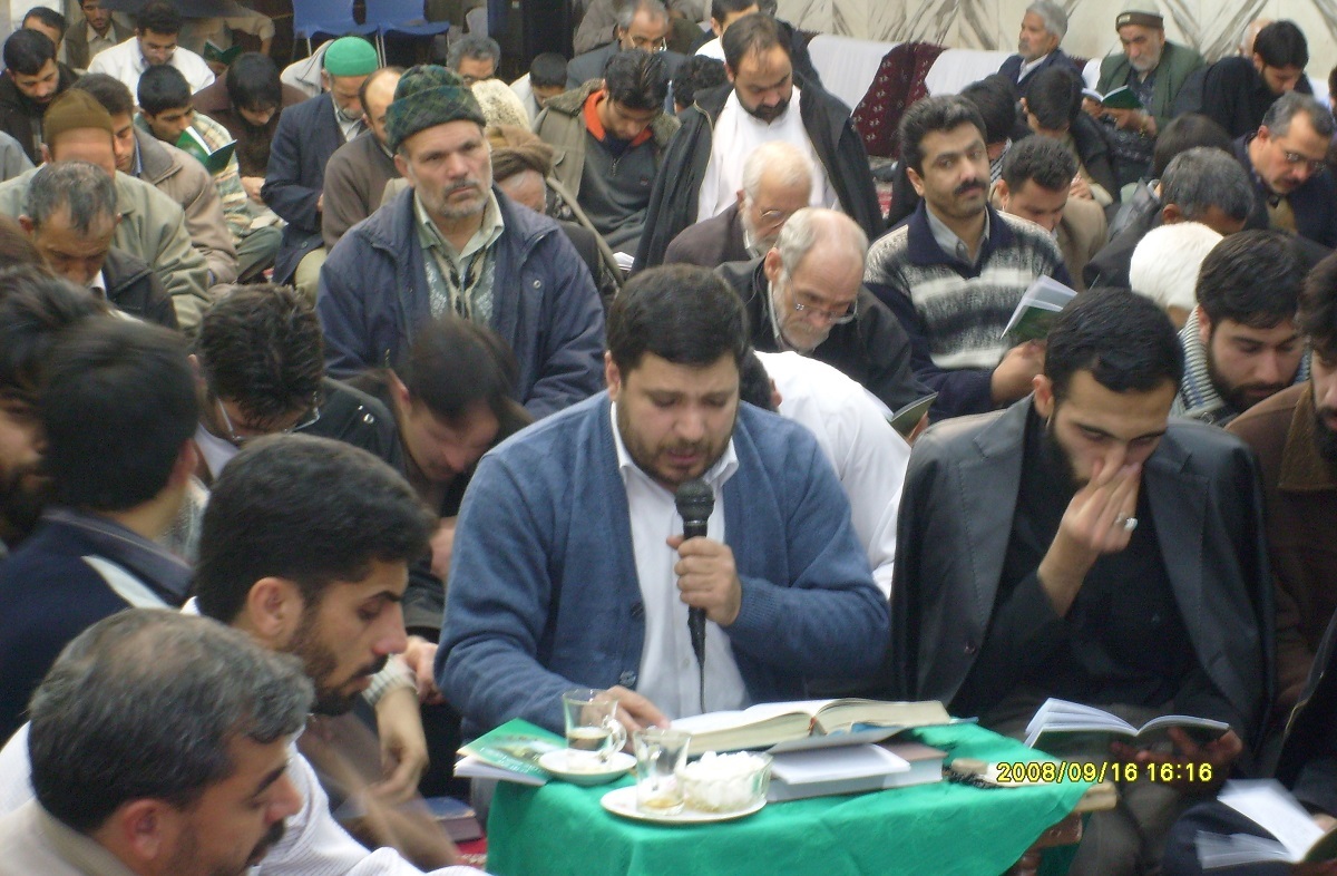 محمد باقریان مداح قدیمی محله فاطمیه است