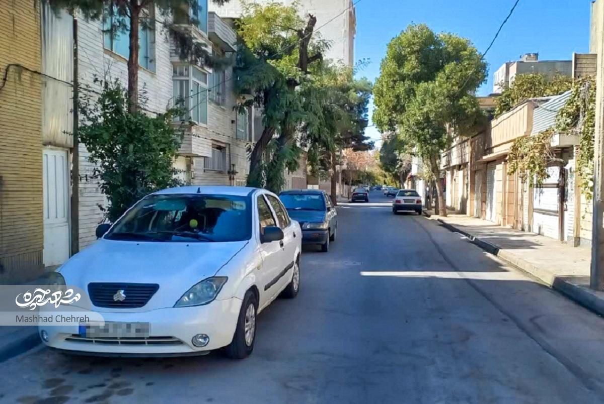 کوچه درامانمانده از آپارتمانسازی در محله فاطمیه