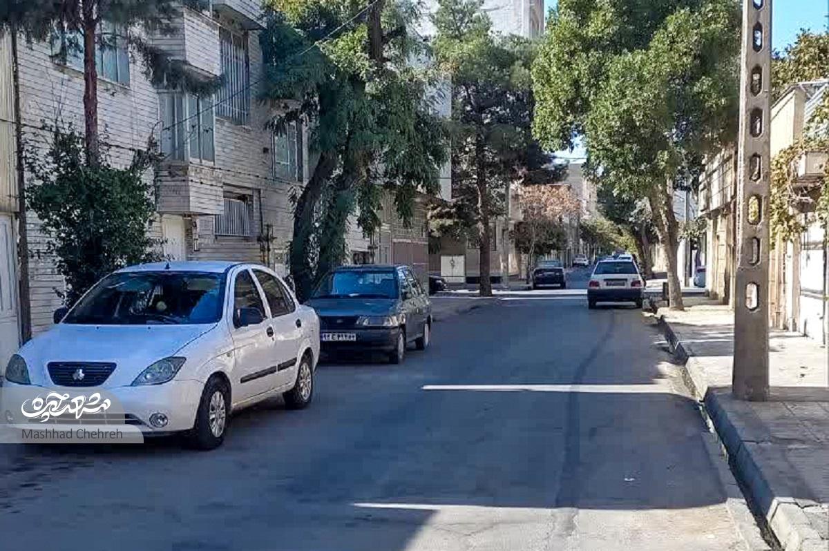 کوچه درامان‌مانده از آپارتمان‌سازی در محله فاطمیه