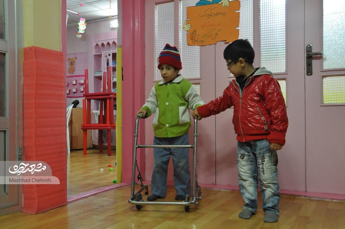 نخستین مهد کودک تلفیقی بچه‌های کم‌بینا، نابینا و عادی ایران در محله فاطمیه است