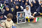 جشن دانش‌آموز در کنار دختران شهید جنگ دوازده روزه