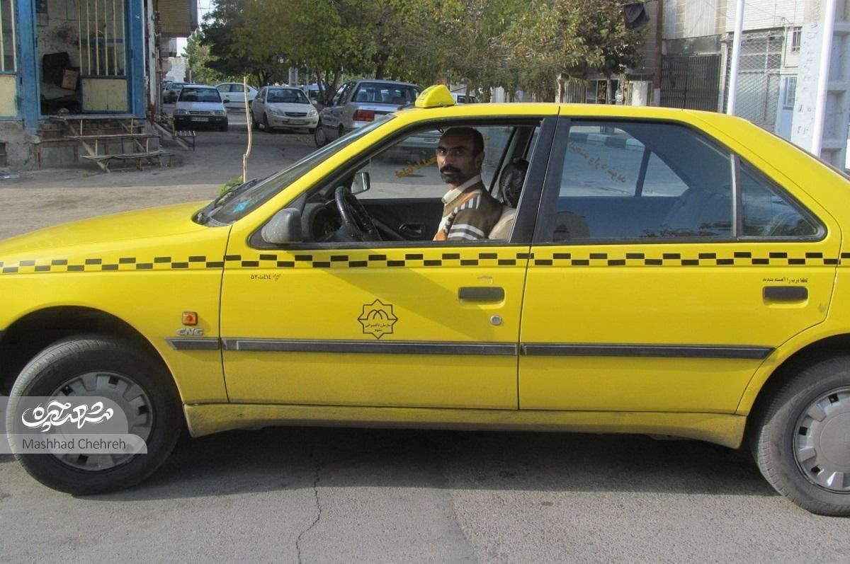 کتابخانه سیار در تاکسی آقای شیدایی