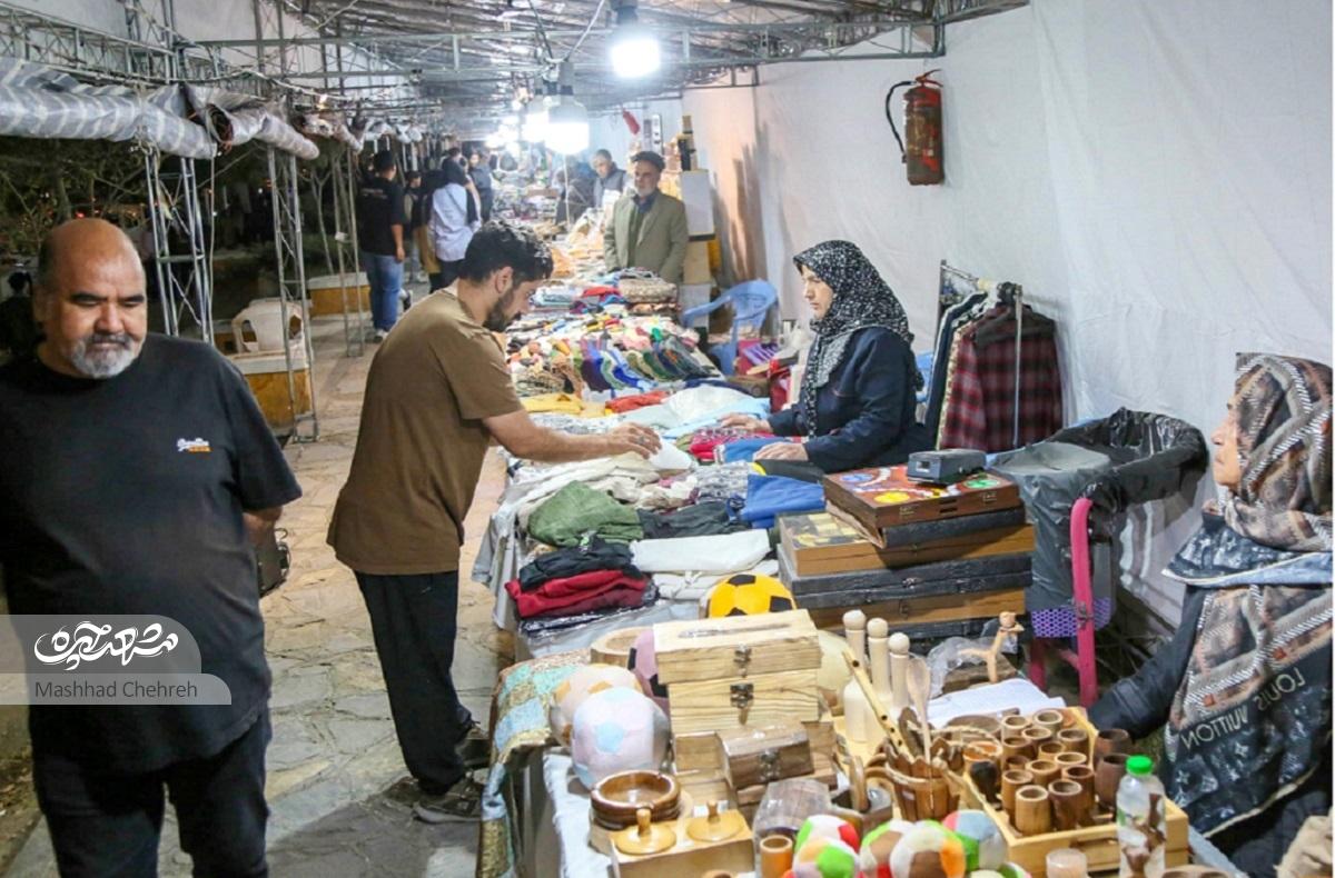 شور و حال بازارچه «زیتون» در محله گلشور