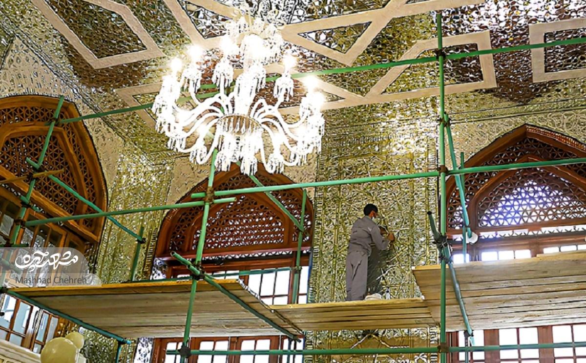 نگاه مهدی جلالیان به هنر آینه‌کاری حرم‌رضوی