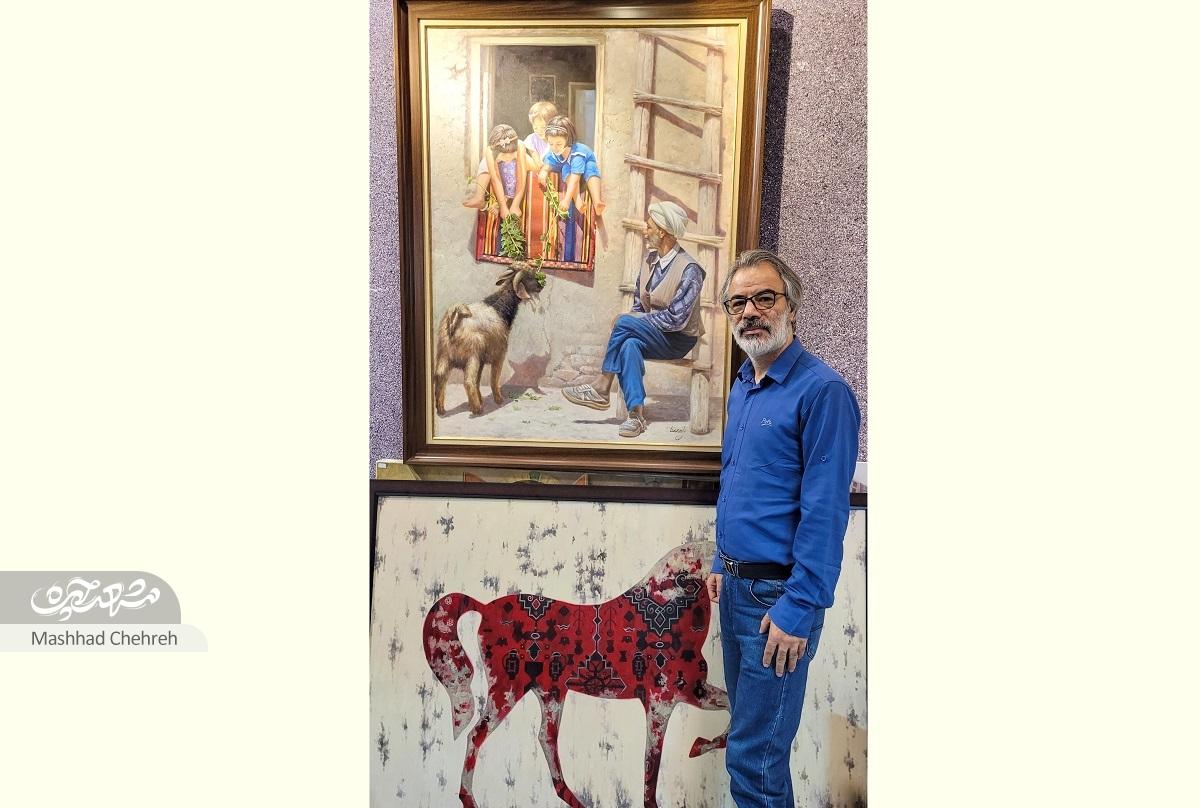 نیم‌نگاهی به مسیری که حسین سعیدی برای هنر نقاشی طی کرده استراهی که با کتاب و اتوبوس رفتم