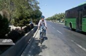 مهیار مقیمی به دنبال ترویج فرهنگ دوچرخه سواری است
