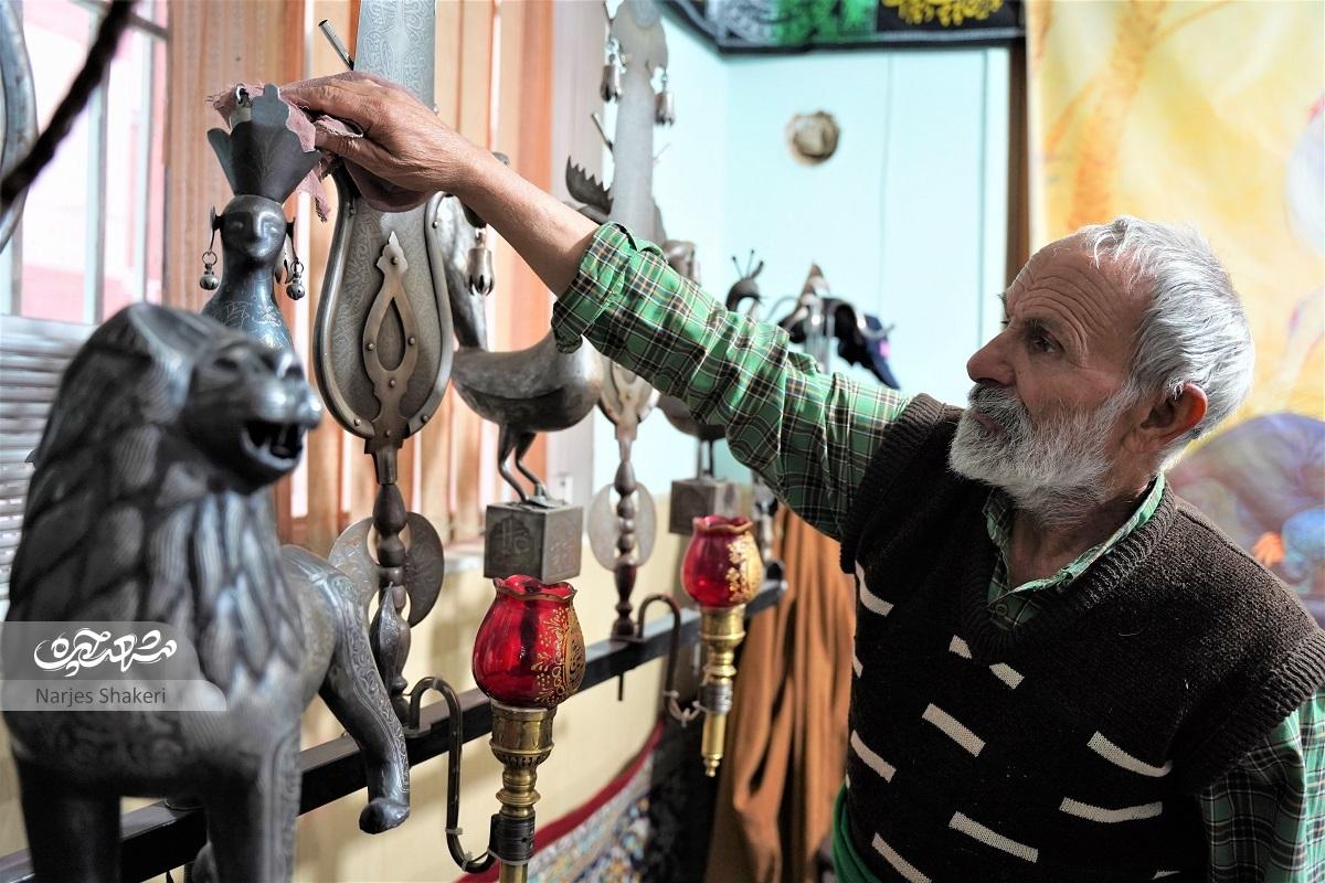 سیداحمدحسینی؛ پیرغلام وضه‌های امام‌حسین(ع)