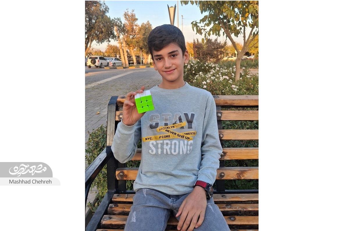 صادق آهویی قهرمان روبیک ۳ در ۳ است