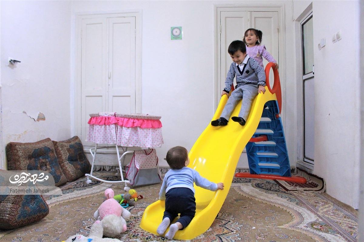 آواز زندگی در خانواده ۱۰ نفره آقامصطفی و عالیه‌خانم