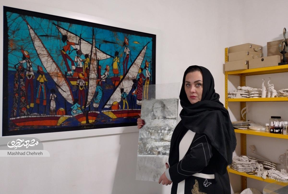 شیما شهلایی؛ هنرمندی که «باتیک آفریقایی» را بومیسازی کرده است شیما شهلایی؛ هنرمندی که «باتیک آفریقایی» را بومیسازی کرده است
