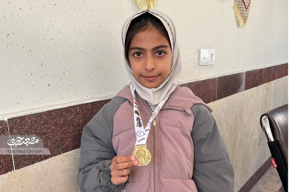 حنانه سهرابی روی سکوی مسابقات آسیایی قدم گذاشته است