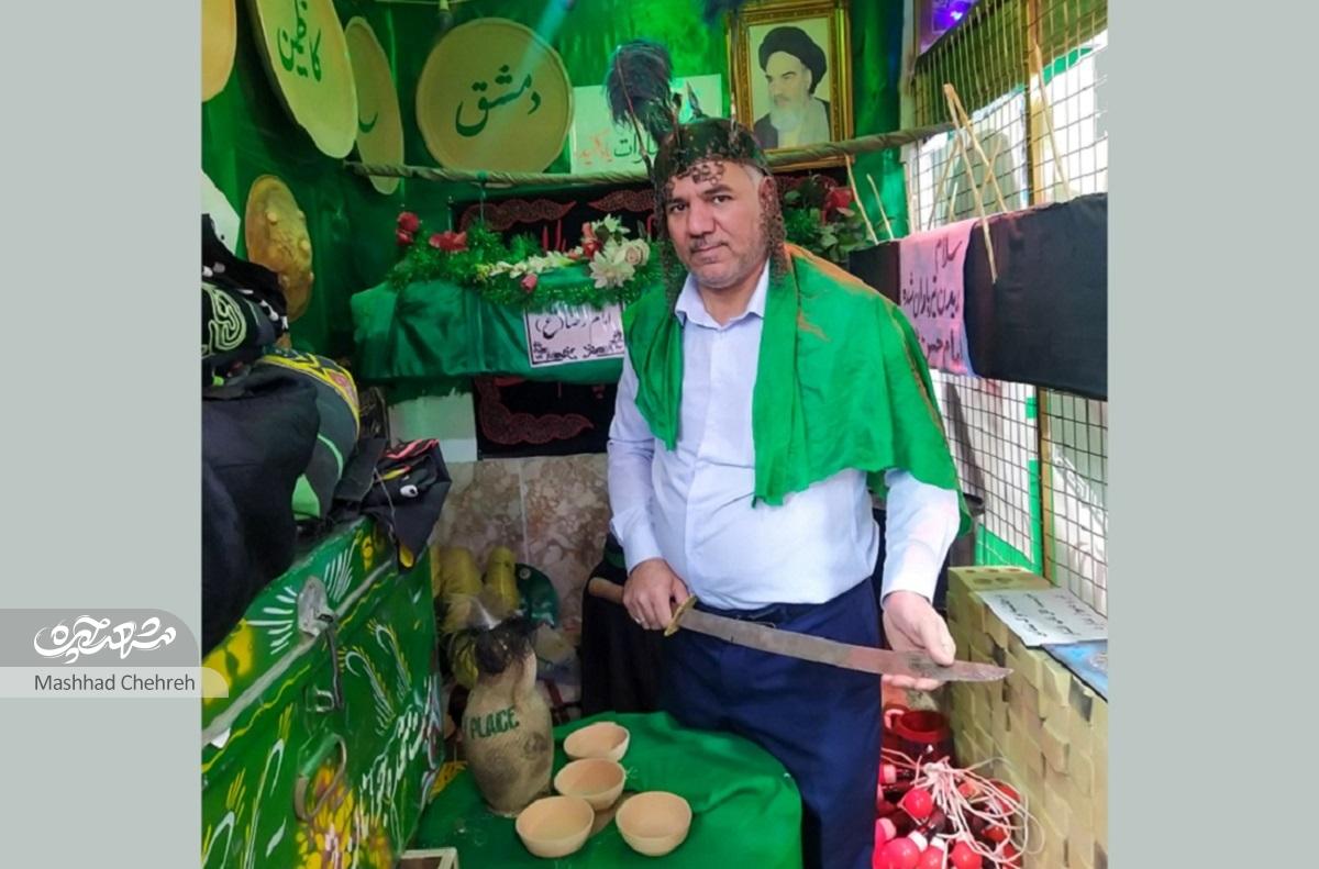 علیاکبر چوبی زندگیاش را صرف ارادت به اهلبیت(ع) کرده است