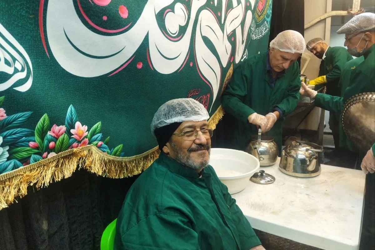 حاجی‌ذاکر خبره پخت شُله در مشهد