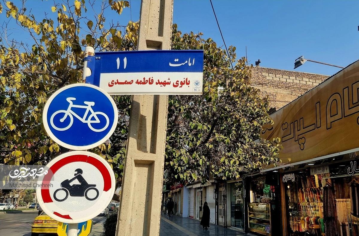 سفر کربلا نام شهیدفاطمه صمدی را بر کوچه امامت ۱۱ نشاند
