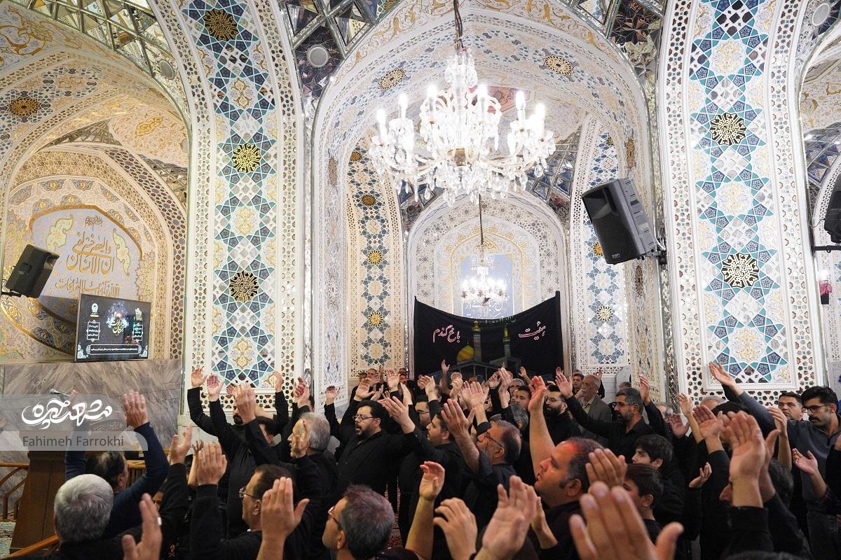 برکت چهل ساله عزاداری «باغ گندم» یزدی‌ها در حرم امام رضا(ع)