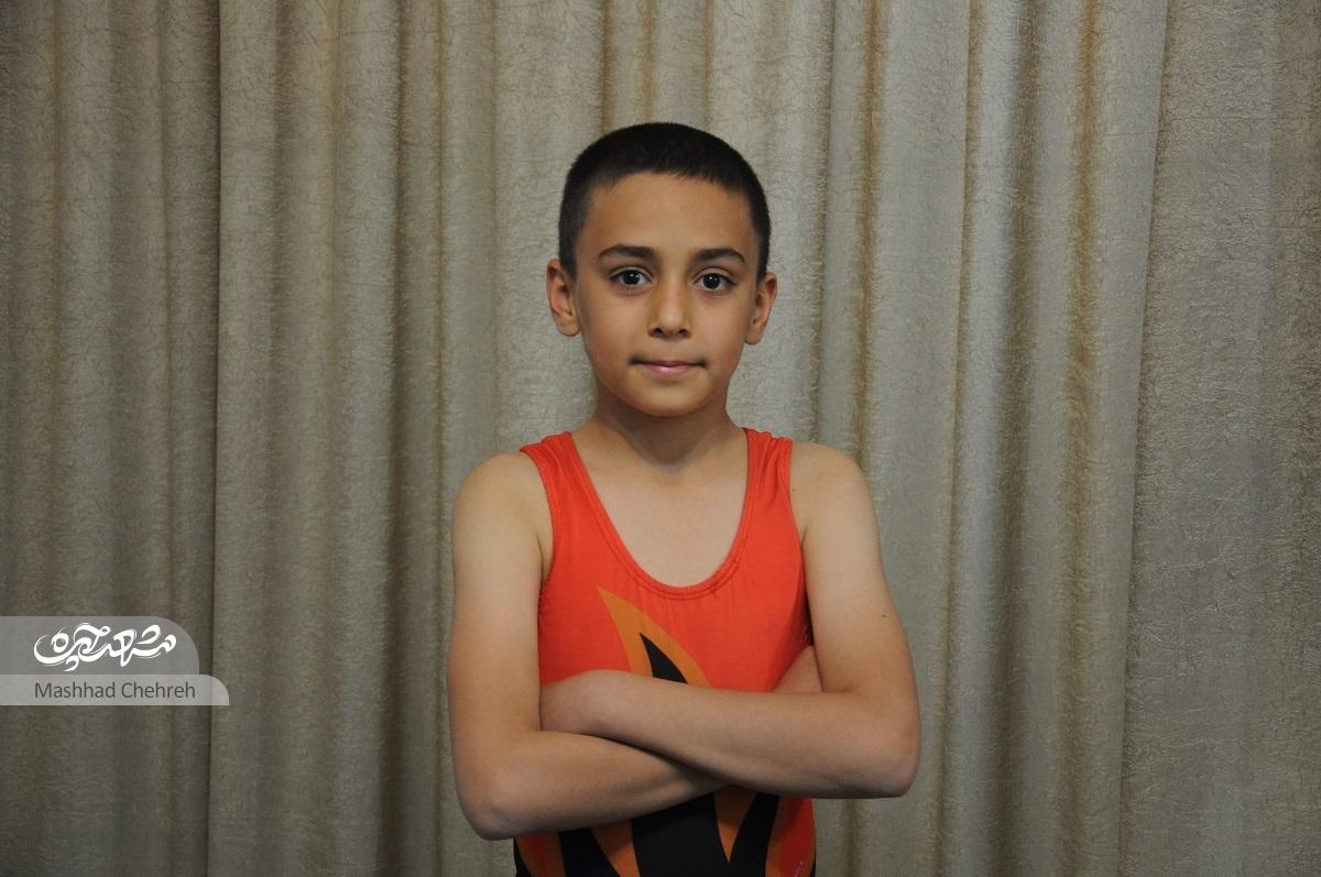 محمدمهدی باغبان نفر اول هشت سالههای ژیمناستیک استان است