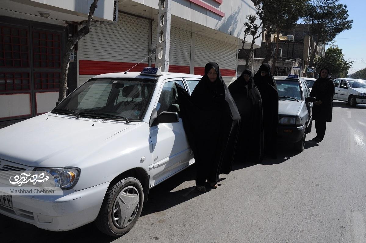 خانم‌های دست به‌فرمان، نان‌آور خانواده‌هایشان هستند