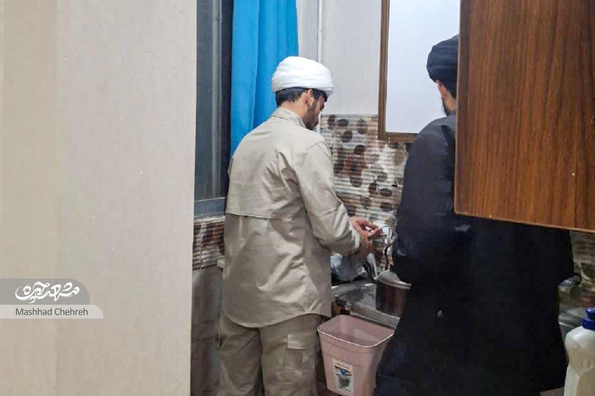 طلبه‌ها و دانشجویانی که در میان جنگ و موشک حامی مردم جنگ‌زده شدند