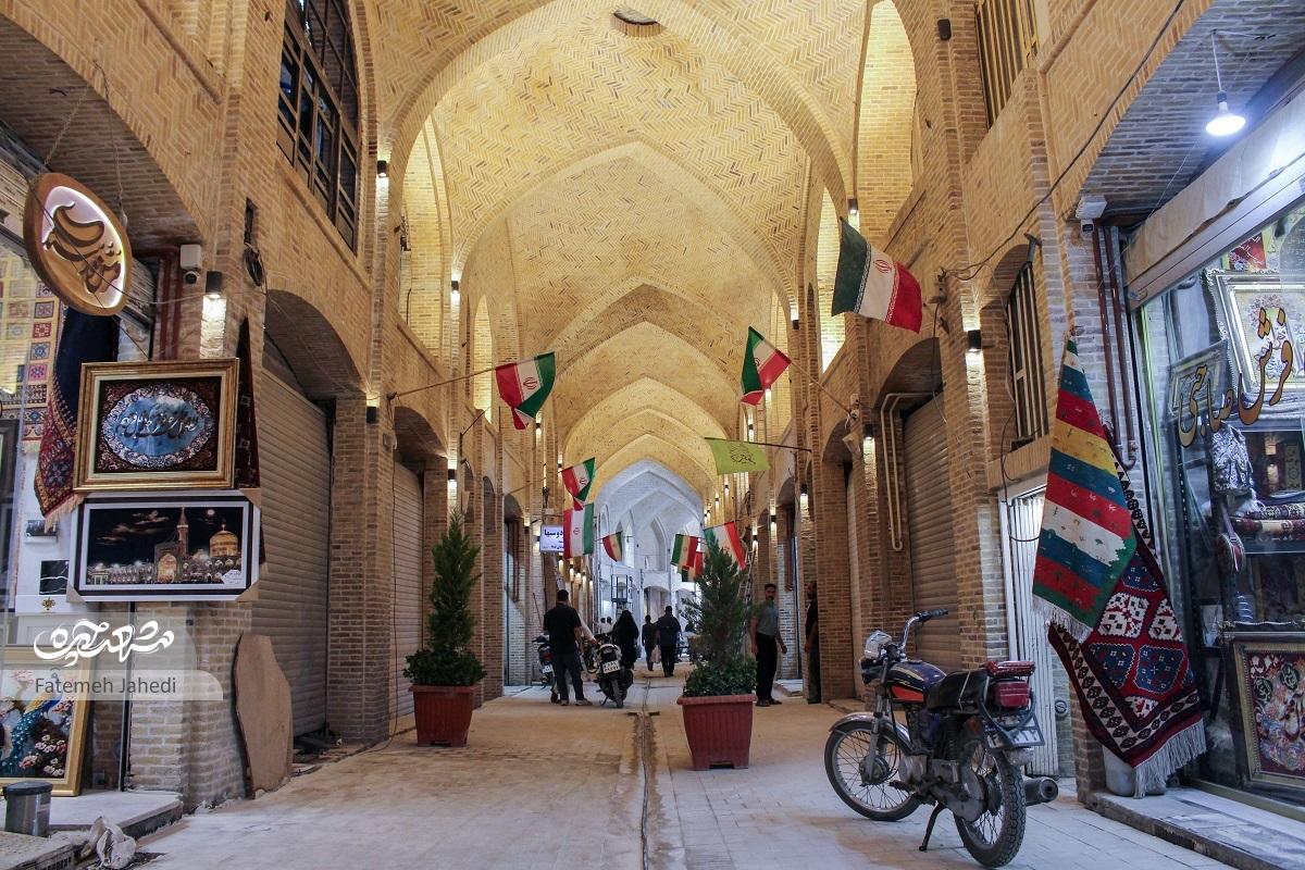 مرمت بازار تاریخی فرش پس از ۸ سال به پایان رسید