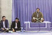 تعریف رهبر شهید از صدای سید محمدجواد حسینی
