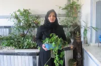 برای بانوی طبیعت‌دوست محله رازی، هر روز درخت‌کاری است