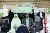ازدواج آسان بر سر مزار دایی&zwnj;شهید