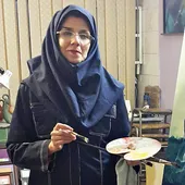 نقاشی زندگی پیامبر(ص) از آثار ماندگار نگین طاهری است
