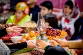 شب&zwnj;چراغ&zwnj;های نورانی در شب یلدا
