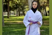 افتخارآفرینی دختر کاراته&zwnj;کار محله نوده تنها در دو سال