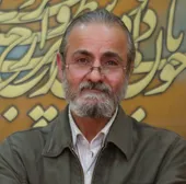 رد مشق استاد فروغی در حرم مطهر رضوی