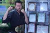 کاظم محمدی ۵ سال بهترین مربی کنگ&zwnj;فو استان بوده است