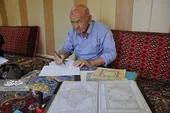 غلام ریسمان&zwnj;&rlm;تاب کار تذهیب را از جبهه شروع کرد